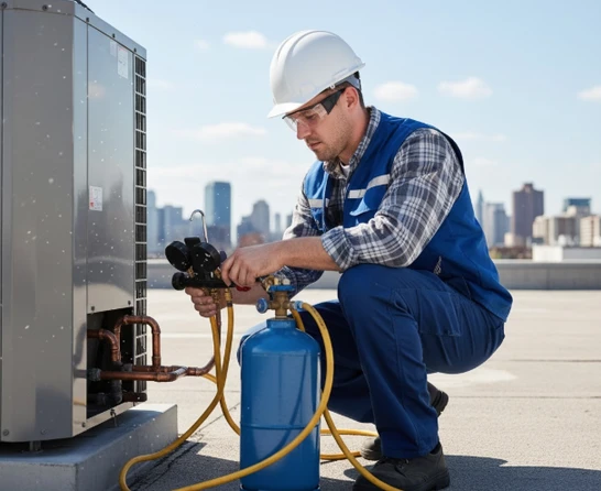 شحن غاز الفريون تكييف