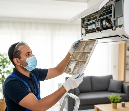 تنظيف التكييف